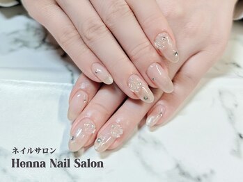 ヘンナコンス(Henna Kongs)/ぷるん☆うる花ネイル