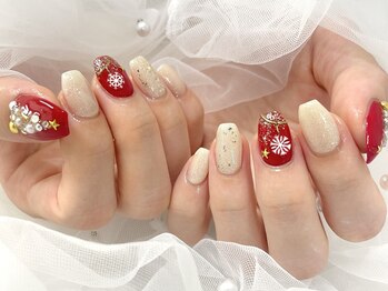 シェリ バイ リッシュ(Cheri by RICHE)/クリスマスオーナメントネイル