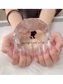 スーパーガール(supergirl)/チップ長さ出し持ち込みデザイン