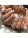花柄敷きつめ