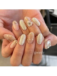 クリスマスネイル