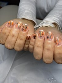 ホイルネイル　クリア