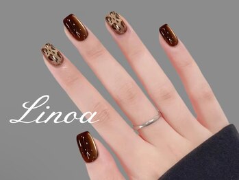 リノア 池袋(Linoa)/ヒョウ柄ネイルト
