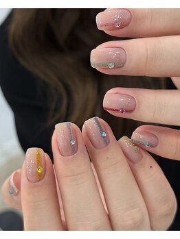 ファンシー 新宿店(Fancy)/冬ネイル/ツイード/ワンホン