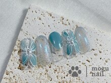 モグネイル(Mogunail)/7.8月定額B/フラワーネイル