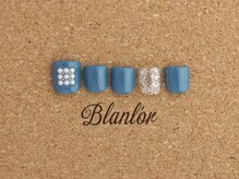 ネイルサロン ブランロール 三軒茶屋店(Blanl'or)/Foot　ブルーグリーン