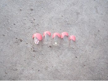 ニコルネイル(nicole nail)/定額 変形フレンチ￥9000