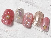 ネイルメゾン 池袋店(NAIL MAISON)/和柄成人式ブライダル￥9000