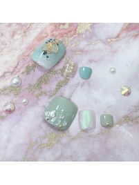 サンプルフットネイル