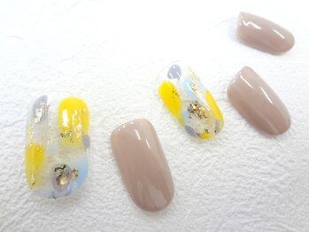 ネイルサロン クイール 小山店(NAIL SALON QUILL)/ポップなぬりかけアート