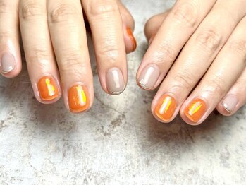 マニネイル 高の原店(mani nail)/オーロラネイル