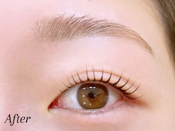 ミーナ 大財店(mina)/アイブロウWAX＋まつ毛パーマ上