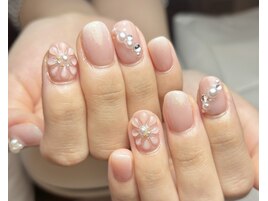 春デザイン　立体フラワー