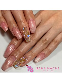 ナナハチ 汐入店(78 nana-hachi)の写真/【持込OK◎】豊富なパーツとカラーで、理想の仕上がりに★自分のモチベが上がるネイルを叶えます♪