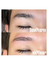 ビューステージ アイブロウサロン 徳島/メンズ　平行眉