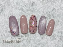 ミオリィ(meoli)/ワンカラー＋フラワーアート