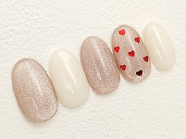 【定額】5490円★ハートネイル