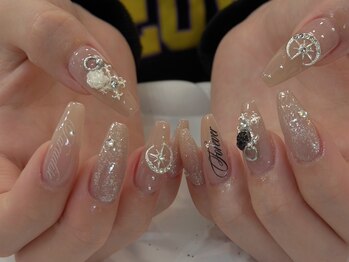 ラニ ネイル(Rani Nail)の写真/SNSで話題のワンホンネイル・韓国ネイルが充実！ガラスフレンチなど流行りを取り入れたデザイン多数◎