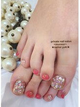 プライベート ネイルサロン マーマ(murmur)/シェル埋め尽くしネイル