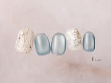 アイネイルズ 横浜EAST店(I-nails)/寒色ニュアンスネイル