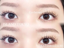 アイランド トーキョー(ISLAND TOKYO)/美眉毛×LEDマツエク80本