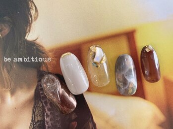ネイルサロンアンドスクール ビーアンビシャス(be ambitious)/マンスリーコース7800円