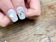 アイネイル 小倉(ai nail)/２本Art ジェルネイル