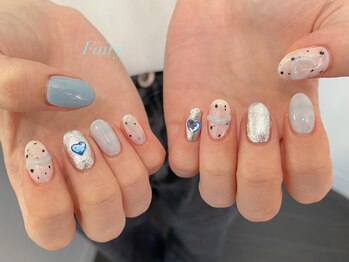 フェアリー(Fairy)/夏☆らしいブルーネイル◯by冨樫