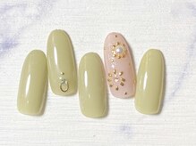 ネイルサロン インプレス(Impress)/ピスタチオカラーネイル