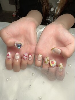 レディスペネイル ノマエ 名駅店(Redispe nail nomae)/ハートネイル