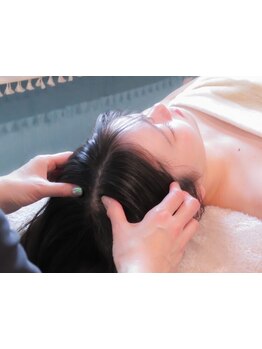 ヘッドスパで癒されたい