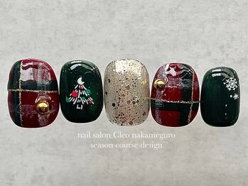 クレオ 中目黒店(Cleo)/【12月】チェックネイル