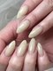 アンジー(Angie)の写真/爪の形や長さでお悩みの方必見!自爪を美しく整える施術♪ウォーターケア付きワンカラー¥6900もおすすめ◎