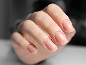 ミュウネイル 宜野湾(Myu nail)の写真/気になる爪の形を美フォルム形成！肌馴染みカラーで透明感あふれる大人女子ネイルへ◎