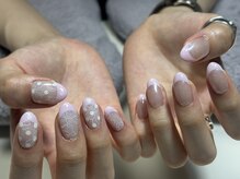 ネイルサロン デンティ(Dentty)/【パラジェル】幸せピンクレース