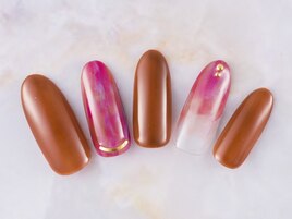 秋色ニュアンスネイル☆
