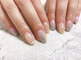 定額B 氷ネイル　うるうるネイル