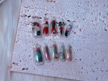 ニナネイル 中野駅前店(nyna nail)/チップ長さ出し定額ゴージャス