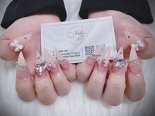 アキコネイルサロン(Akikoネイルサロン)/10本長さだし＋持ち込みデザイン