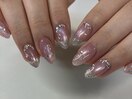 煌めきマグのキラキラネイル