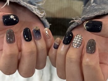 ネイルサロン ティフィン(tiffin)の写真/【ご新規様限定オフ無料】トレンドをおさえたお洒落な指先へ＊マグネットネイル/ニュアンスネイル◎