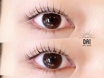 アークヘアーダイ ネイル アンド アイラッシュ(ARK HAIR DAI)/根本立ち上げストレートデザイン