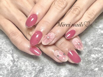 Mirei nails【4/1 NEW OPEN(予定)】/お持ち込みアート