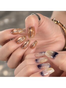クレモアネイル 浦和店(CLEMORE NAIL)の写真/季節感をおさえた唯一無二のニュアンスデザインをご用意◎#浦和#パラジェル#フィルイン#ニュアンス