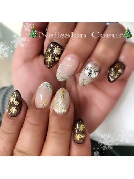 ネイルサロン クール(Nailsalon Coeur)/クリスマスネイル 雪の結晶