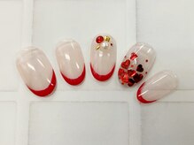 ネイルズアリー 立川店(Nails ally)/バレンタイン×ハートネイル