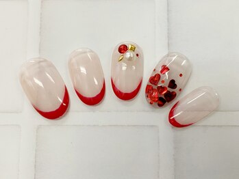 ネイルズアリー 立川店(Nails ally)/バレンタイン×ハートネイル