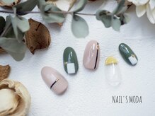 ネイルズ モダ(NAIL'S MODA)/9月の新作定額ネイル