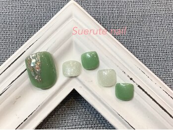 スエルテ ネイルサロン 北千住店/ピスタチオネイル ¥9000