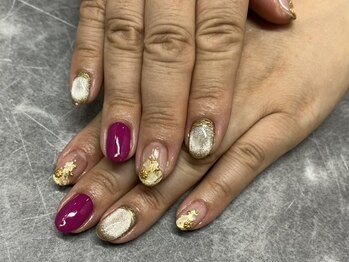 ラウンジ 町田店(RounGe)/【ジェルネイル】ミラー